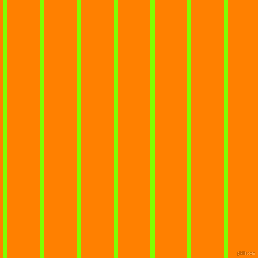 vertical lines stripes, 8 pixel line width, 64 pixel line spacing, Chartreuse and Dark Orange vertical lines and stripes seamless tileable