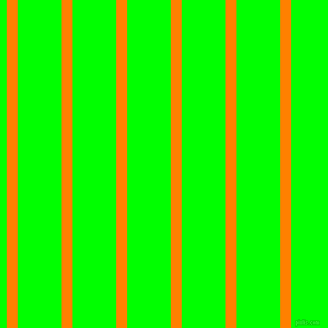 vertical lines stripes, 16 pixel line width, 64 pixel line spacing, Dark Orange and Lime vertical lines and stripes seamless tileable