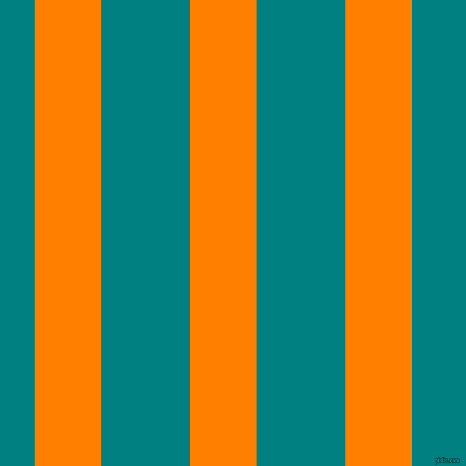 vertical lines stripes, 96 pixel line width, 128 pixel line spacing, Dark Orange and Teal vertical lines and stripes seamless tileable