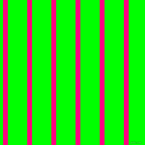 vertical lines stripes, 16 pixel line width, 64 pixel line spacing, Deep Pink and Lime vertical lines and stripes seamless tileable