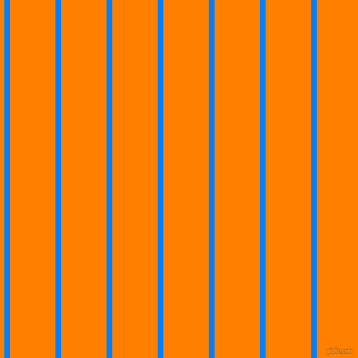 vertical lines stripes, 8 pixel line width, 64 pixel line spacing, Dodger Blue and Dark Orange vertical lines and stripes seamless tileable