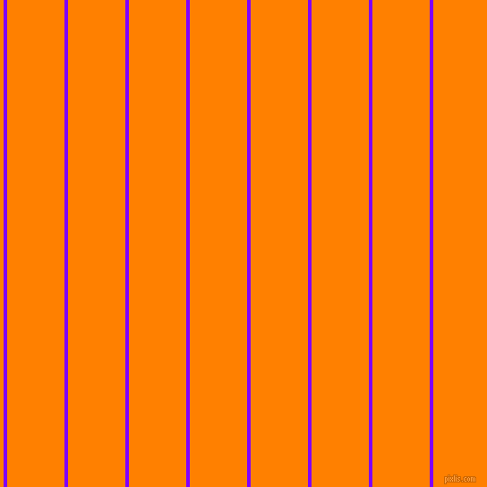 vertical lines stripes, 4 pixel line width, 64 pixel line spacing, Electric Indigo and Dark Orange vertical lines and stripes seamless tileable