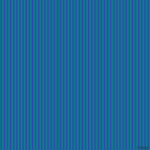 vertical lines stripes, 2 pixel line width, 8 pixel line spacing, Electric Indigo and Teal vertical lines and stripes seamless tileable