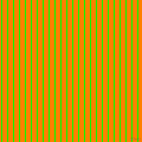 vertical lines stripes, 4 pixel line width, 16 pixel line spacing, Lime and Dark Orange vertical lines and stripes seamless tileable