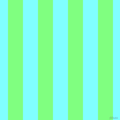 vertical lines stripes, 64 pixel line width, 64 pixel line spacing, Mint Green and Electric Blue vertical lines and stripes seamless tileable