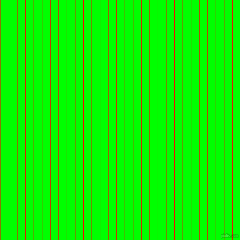 vertical lines stripes, 1 pixel line width, 16 pixel line spacing, Red and Lime vertical lines and stripes seamless tileable