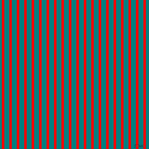 vertical lines stripes, 8 pixel line width, 16 pixel line spacing, Red and Teal vertical lines and stripes seamless tileable