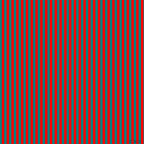 vertical lines stripes, 8 pixel line width, 8 pixel line spacing, Red and Teal vertical lines and stripes seamless tileable