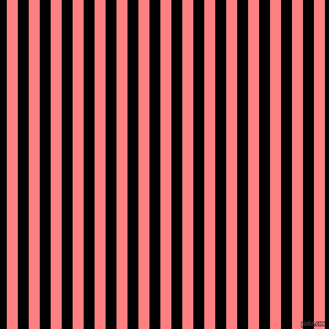 vertical lines stripes, 16 pixel line width, 16 pixel line spacing, Salmon and Black vertical lines and stripes seamless tileable