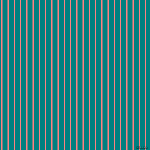 vertical lines stripes, 4 pixel line width, 16 pixel line spacing, Salmon and Teal vertical lines and stripes seamless tileable