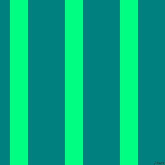 vertical lines stripes, 64 pixel line width, 128 pixel line spacing, Spring Green and Teal vertical lines and stripes seamless tileable