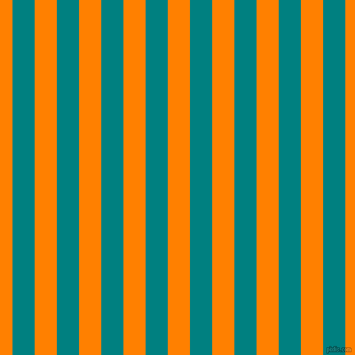 vertical lines stripes, 32 pixel line width, 32 pixel line spacing, Teal and Dark Orange vertical lines and stripes seamless tileable
