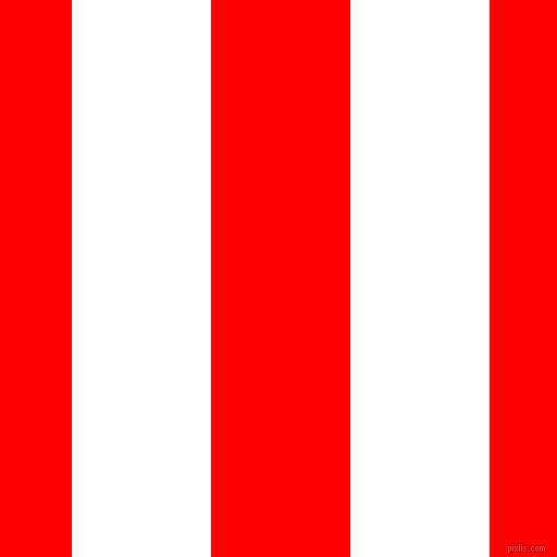 vertical lines stripes, 128 pixel line width, 128 pixel line spacing, White and Red vertical lines and stripes seamless tileable