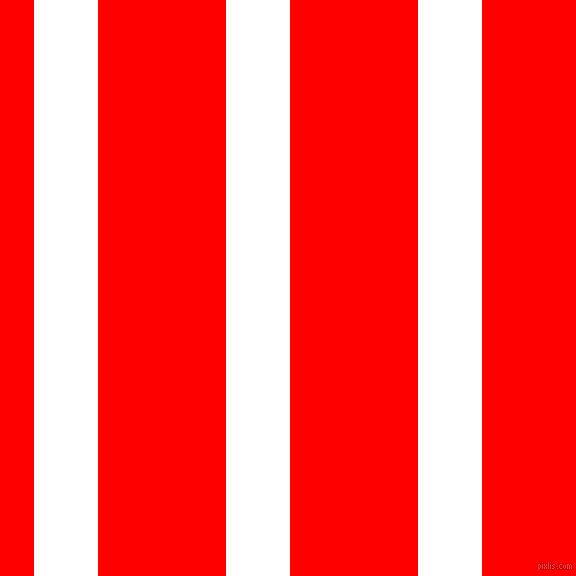 vertical lines stripes, 64 pixel line width, 128 pixel line spacing, White and Red vertical lines and stripes seamless tileable