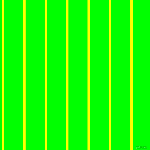 vertical lines stripes, 8 pixel line width, 64 pixel line spacing, Yellow and Lime vertical lines and stripes seamless tileable