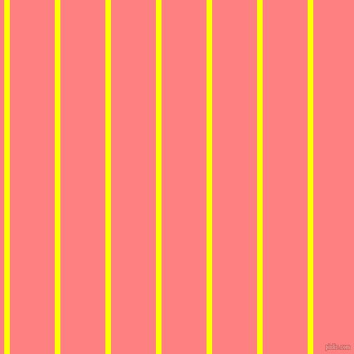 vertical lines stripes, 8 pixel line width, 64 pixel line spacing, Yellow and Salmon vertical lines and stripes seamless tileable