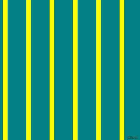vertical lines stripes, 16 pixel line width, 64 pixel line spacing, Yellow and Teal vertical lines and stripes seamless tileable