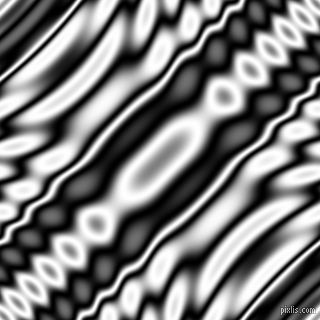 Black and White wavy plasma ripple seamless tileable