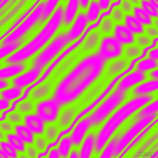 , Chartreuse and Magenta wavy plasma ripple seamless tileable