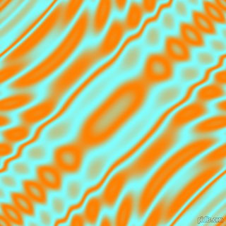 Electric Blue and Dark Orange wavy plasma ripple seamless tileable