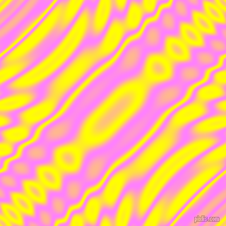 , Fuchsia Pink and Yellow wavy plasma ripple seamless tileable