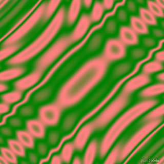 , Green and Salmon wavy plasma ripple seamless tileable