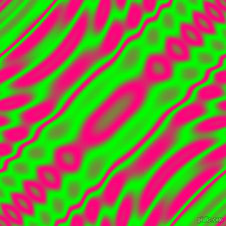 , Lime and Deep Pink wavy plasma ripple seamless tileable