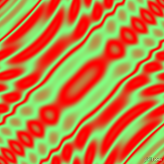 Mint Green and Red wavy plasma ripple seamless tileable